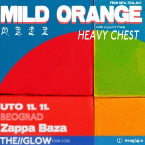 Dream pop Novozelanđani Mild Orange premijerno u Zappa Bazi, early bird ulaznice već rasprodate!
